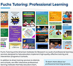 Fuchs Tutoring: Professional Learning